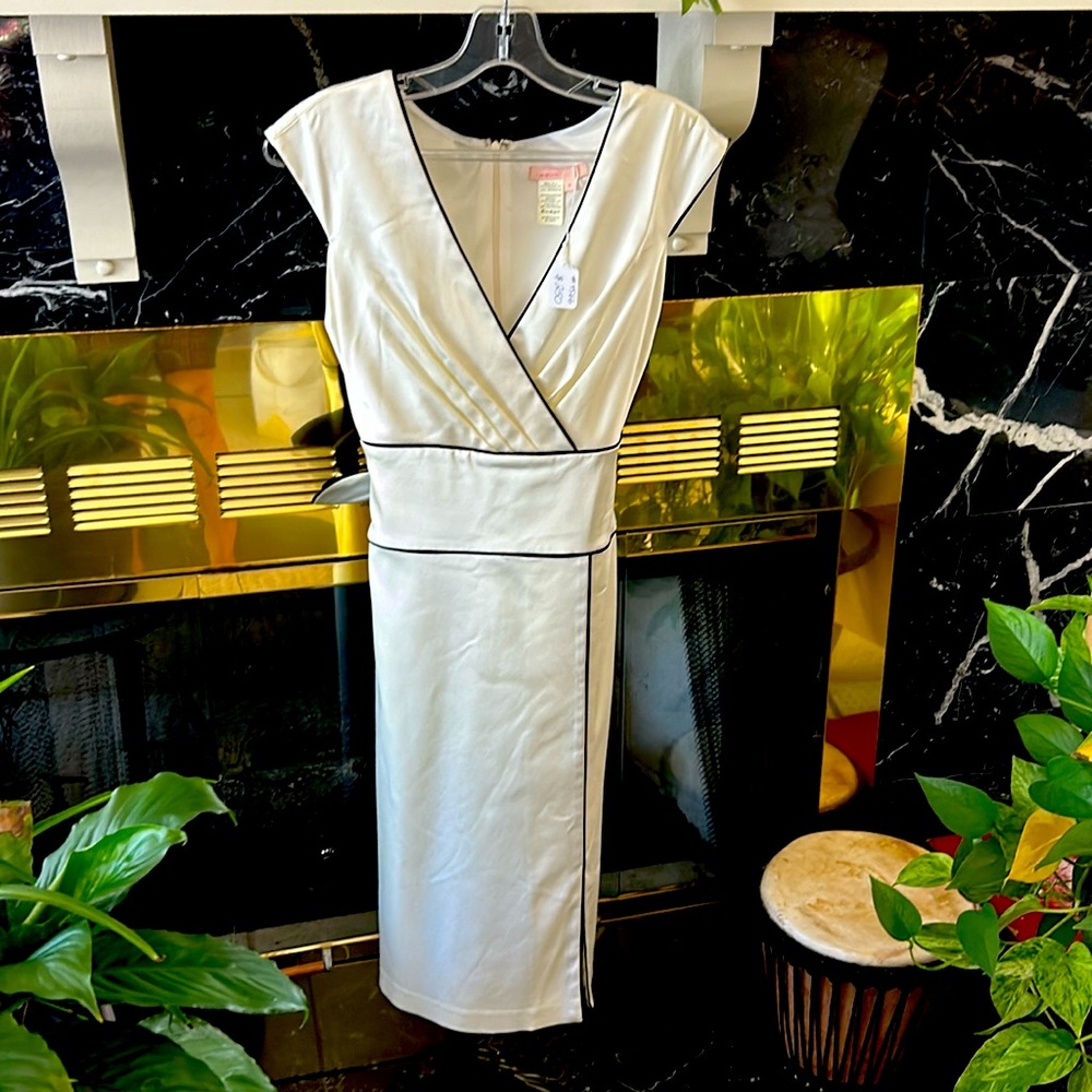 White tailored dress